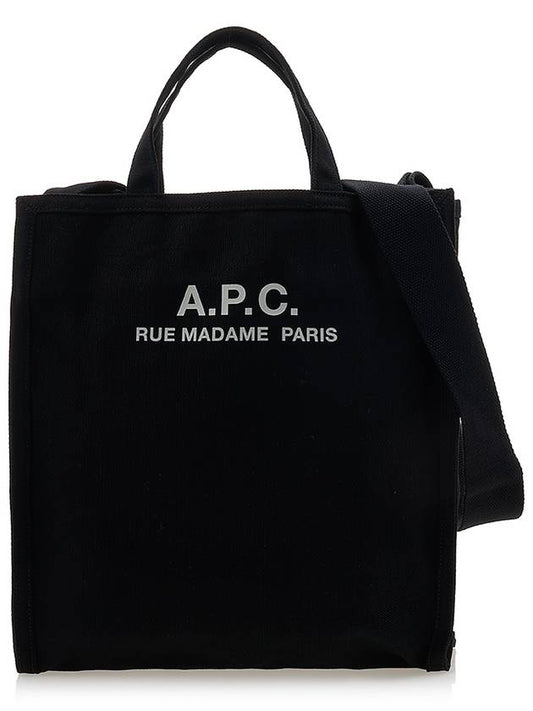 Recovery Logo Printing Cotton Tote Bag Black - A.P.C. - BALAAN 2