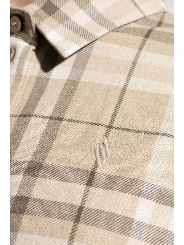 The Attico Shirt With Check Pattern, Women's, Beige - THE ATTICO - BALAAN 5