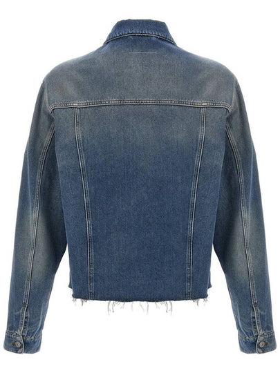 Mm6 Maison Margiela Raw Cut Denim Jacket - MAISON MARGIELA - BALAAN 2