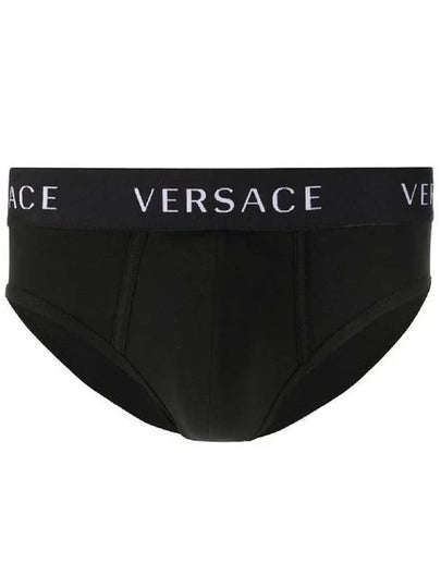 Cotton Logo Briefs By Pack White Black - VERSACE - BALAAN 2