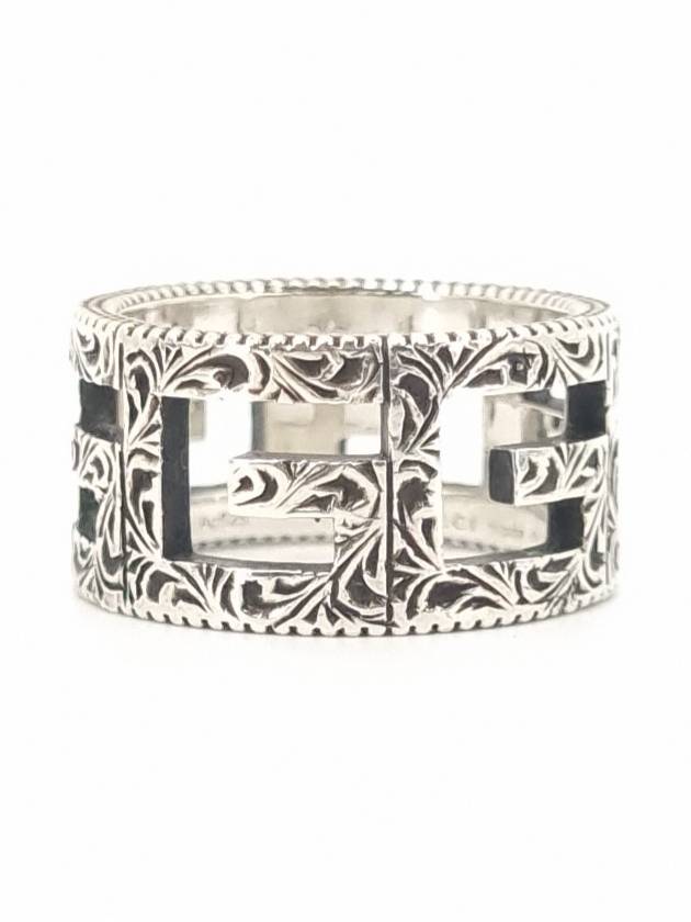 Silver Square Ring 11 551918 - GUCCI - BALAAN 3