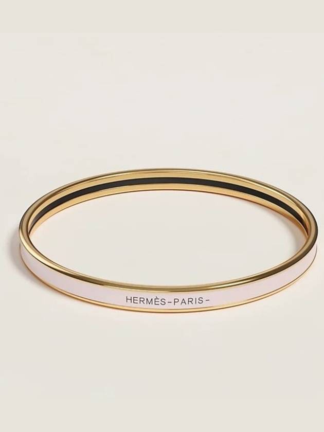 Uni Bangle Rose Gold Cander Women s Bracelet H240001F0 - HERMES - BALAAN 1