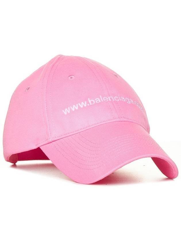 embroid logo ball cap pink - BALENCIAGA - BALAAN 3