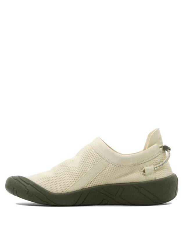 Shadow Project Moc Debossed Leather Mesh Slip On Ivory - STONE ISLAND - BALAAN 4