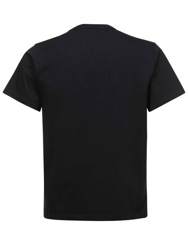 Dressed Fox Patch Classic Short Sleeve T-Shirt Black - MAISON KITSUNE - BALAAN 6