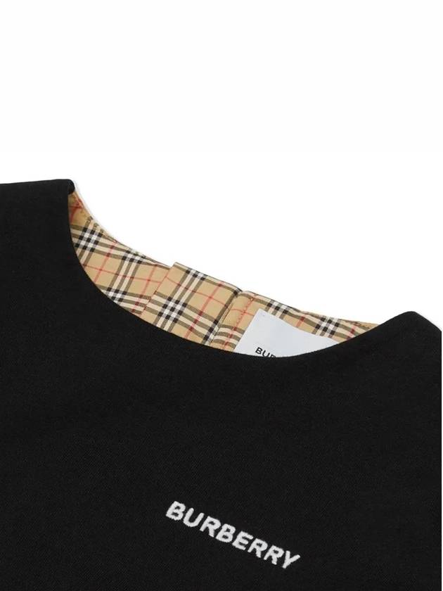 Kids Check Panel T Shirt 8051779 - BURBERRY - BALAAN 4