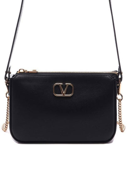 V Logo Signature Mini Shoulder Bag Black - VALENTINO - BALAAN 2