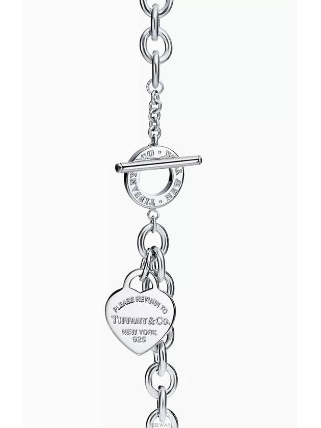 Heart Tag Toggle Bracelet Silver - TIFFANY & CO. - BALAAN 3