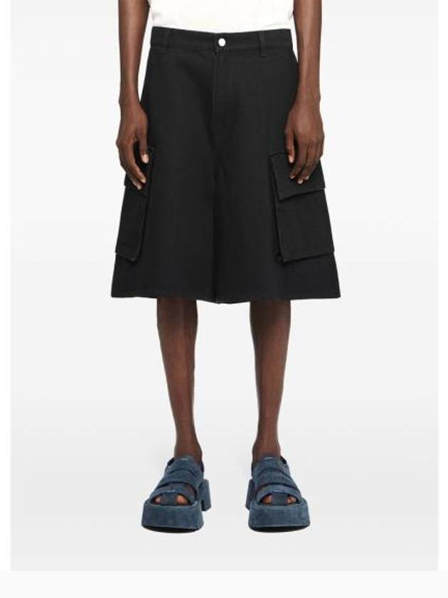 Denim Cargo Shorts Black - JW ANDERSON - BALAAN 5