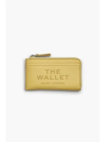 Leather The Top Zip Multi Wallet Custard MBACM24001YEX - MARC JACOBS - BALAAN 1