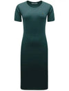 Women's ORB Knit Blend Short Dress Emerald Green - VIVIENNE WESTWOOD - BALAAN 2