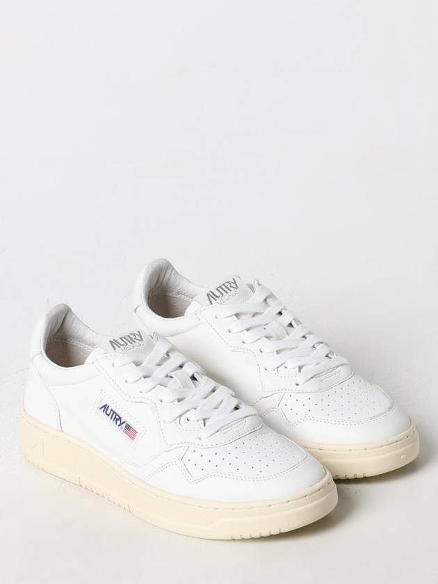 Medalist Goatskin Low Top Sneakers White - AUTRY - BALAAN 3