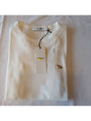 Profile Fox Patch Fitted Short Sleeve T-Shirt White - MAISON KITSUNE - BALAAN.
