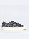 Domino FF Morty Denim Low Top Sneakers Blue - FENDI - BALAAN 4