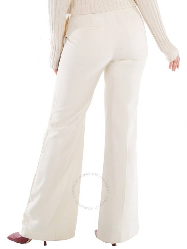 Chloe Ladies Coconut Milk High-Waisted Flared Trousers, Brand Size 34 (US Size 2) - CHLOE - BALAAN 3