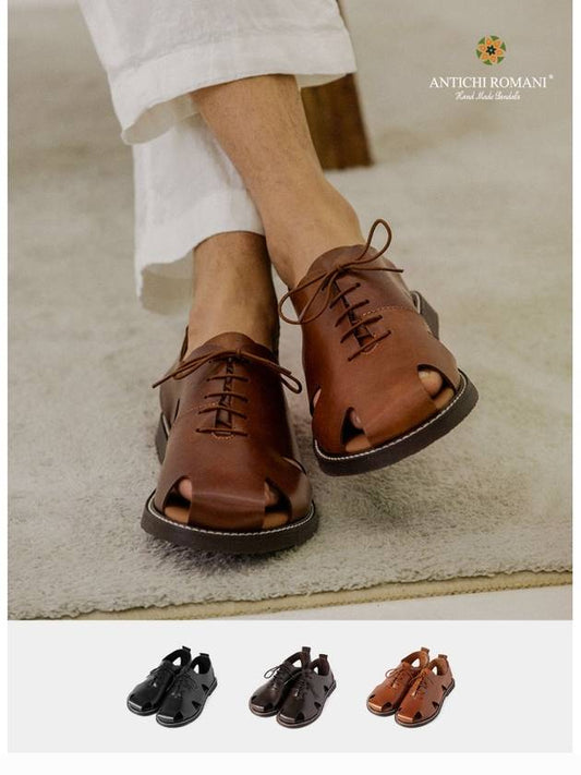 Fisherman leather dress shoes Milan collection - ANTICHI ROMANI - BALAAN 1
