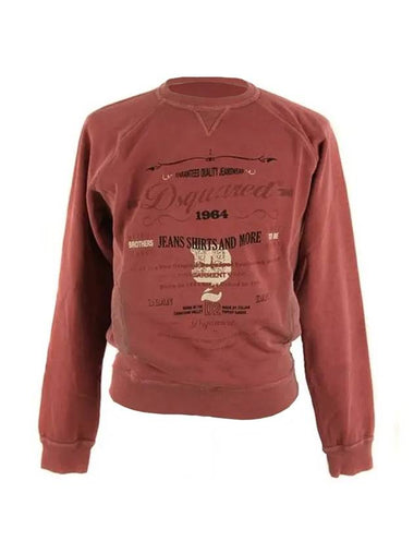 Vintage Logo Pocket Sweatshirt Indie Pink - DSQUARED2 - BALAAN 1