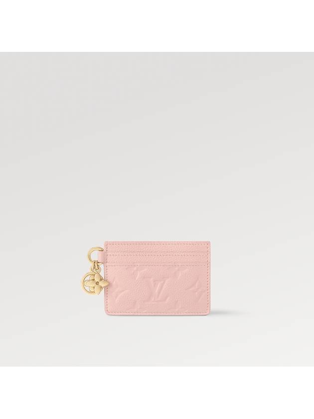 LV Charm Card Holder Empreinte Monogram Card Wallet Pink Opal M83562 - LOUIS VUITTON - BALAAN 1