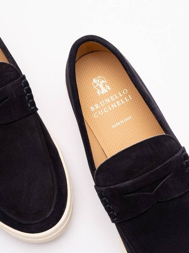 Wade Penny Loafers Navy - BRUNELLO CUCINELLI - BALAAN 3