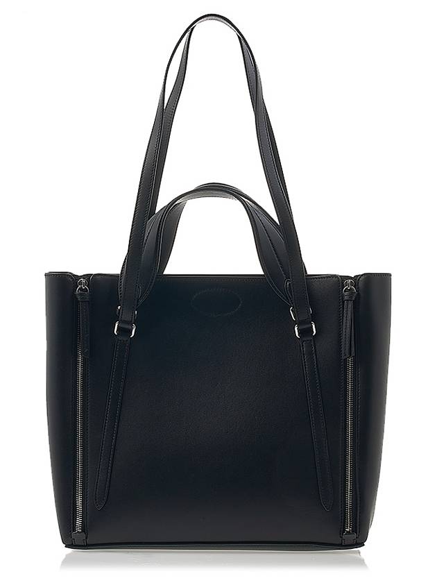 Micro Classic Grain Small Bayswater Zip Tote Bag Black - MULBERRY - BALAAN 4