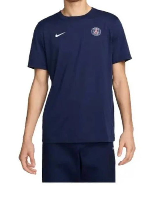 PSG Men s Club Essentials T Shirt FV9083 410 M NK ESSNTL TEE - NIKE - BALAAN 1