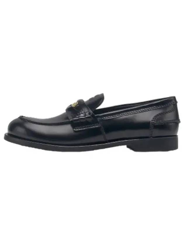 coin penny loafers black shoes - MIU MIU - BALAAN 1