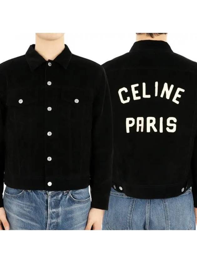 Trucker Jacket In Corduroy La Wash - CELINE - BALAAN 2