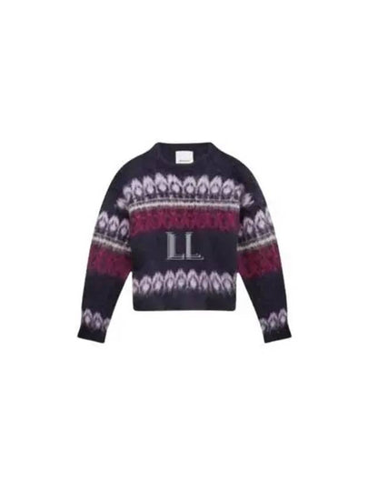 Dullyh Decorative Mohair Knit Top Midnight - ISABEL MARANT - BALAAN 2