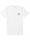 Dressed Fox Patch Classic Cotton Short Sleeve T-Shirt White - MAISON KITSUNE - BALAAN 2