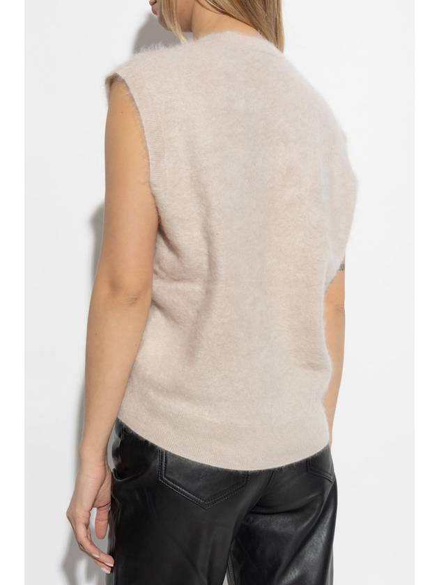 AllSaints Cashmere Vest Rebel, Women's, Cream - ALLSAINTS - BALAAN 4