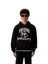 "M" Mascot Cotton Hooded Black - MSGM - BALAAN 2