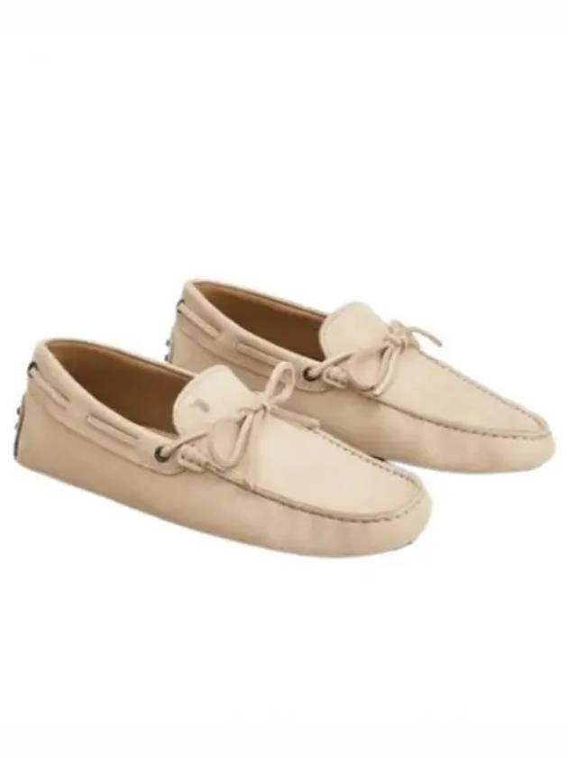 Gommino Nubuck Driving Shoes  Beige - TOD'S - BALAAN 2