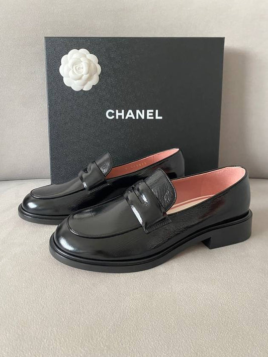 CC Loafers Calfskin Black G45823 - CHANEL - BALAAN 1