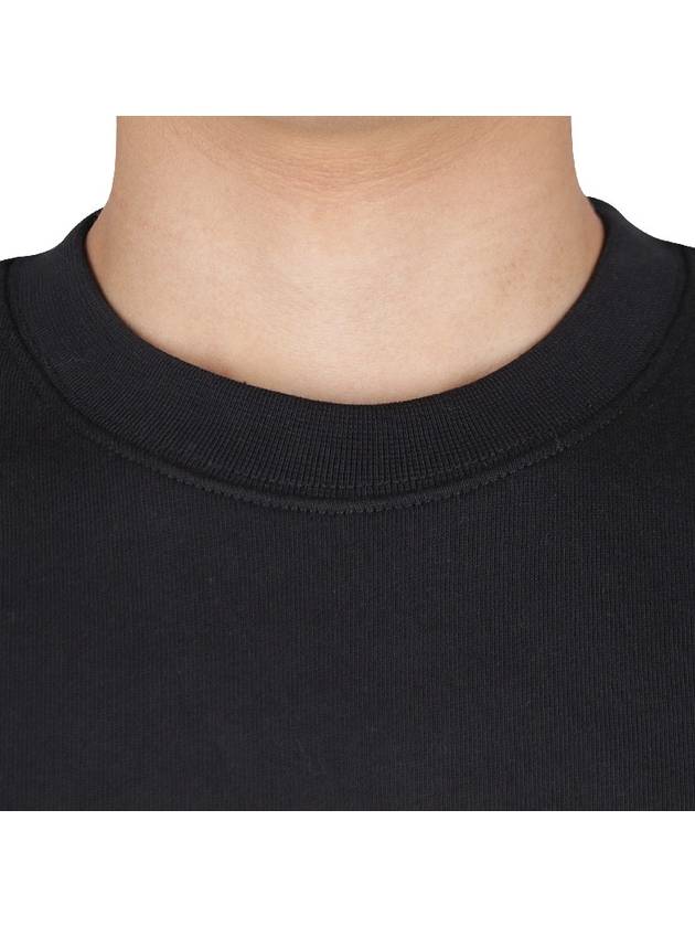 Milano Brushed Logo Sweatshirt Black - MSGM - BALAAN 6