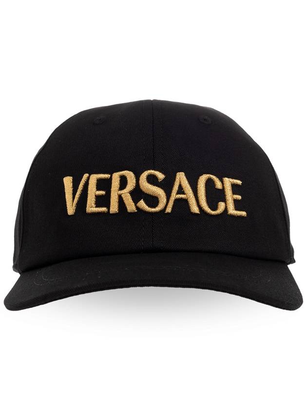 Logo Ball Cap Black - VERSACE - BALAAN 2