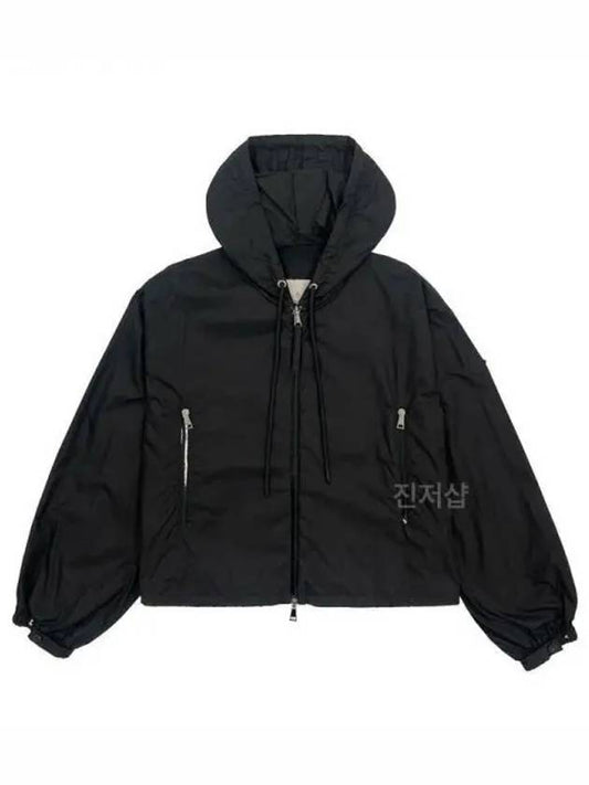 Bernoir hooded jacket black 1A00 30595971 1038292 - MONCLER - BALAAN 1