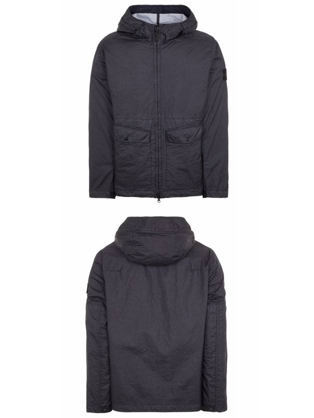 Membrana 3L TC Hooded Jacket Blue - STONE ISLAND - BALAAN 5