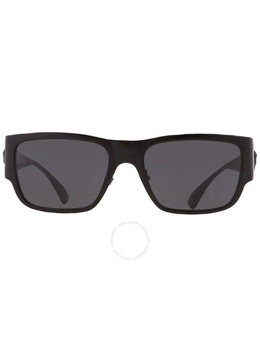 Versace Dark Grey Square Men's Sunglasses VE2262 126187 56 - VERSACE - BALAAN 1