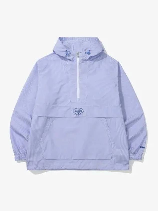 Diadora Comfy Woven Hoodie Anorak SKY BLUE - DIADORA - BALAAN 1