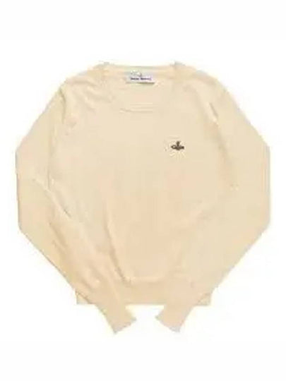 ORB Logo Knit Top White - VIVIENNE WESTWOOD - BALAAN 2