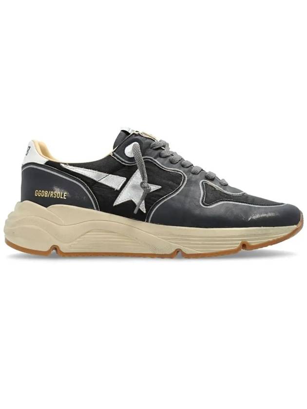 Running Sole Leather Low Top Sneakers Navy - GOLDEN GOOSE - BALAAN 3