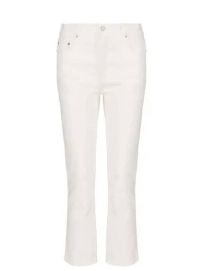 Pantalon Cropped Slim Fit Jeans White - AMI - BALAAN 2