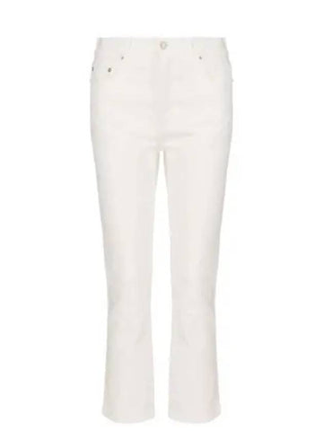 Pantalon Cropped Slim Fit Jeans White - AMI - BALAAN 1