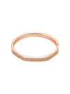 Dextera Bangle Octagon Shape Bracelet White Rose Gold - SWAROVSKI - BALAAN 2