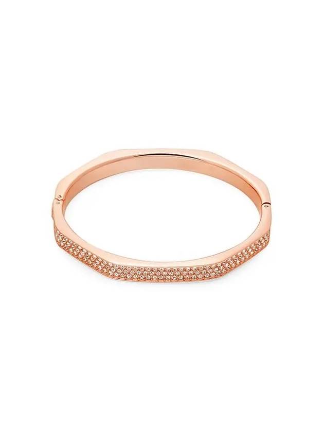 Dextera Bangle Octagon Shape Bracelet White Rose Gold - SWAROVSKI - BALAAN 2