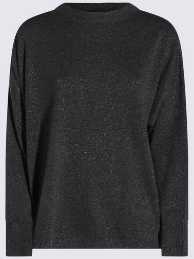 Fabiana Filippi Dark Grey Wool Knitwear - FABIANA FILIPPI - BALAAN 1