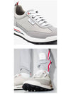 Men's Heavy Athletic Mesh Tech Runner Low Top Sneakers Grey - THOM BROWNE - BALAAN 6