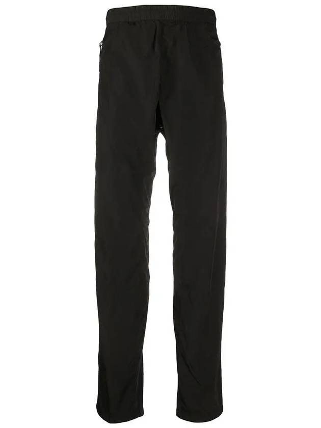 Nylon Zipper Techno Track Pants Black - CP COMPANY - BALAAN 2