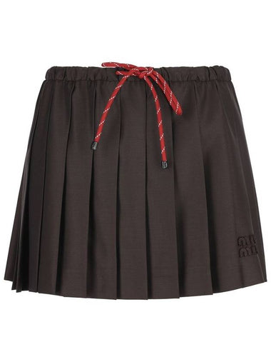 Miu Miu Skirts Ebony - MIU MIU - BALAAN 1