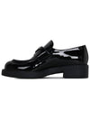 Patent Leather Loafers Black - PRADA - BALAAN 4